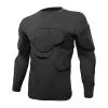 Body Safe Guard Padded Compression Shirts, Long Sleeve Shoulder Rib Chest Protector Suit for Football view 2