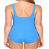 Labelar Womens Swimsuit One Piece Athletic Tummy Control Swimwear Blue view 3
