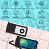 5in1 Soft Silicone Swim Training Fins Set for Lap Swimming with Earplugs Noseclip Phone Pouch and Travel Mesh Bag, Short Blade Floating Flippers for Adult Men Women view 4