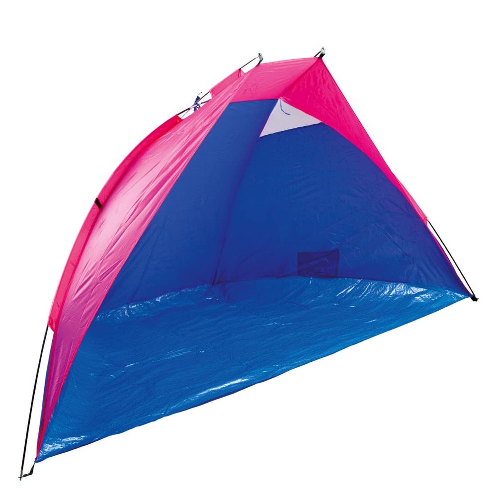 Idena Beach Shelter Tent  Blue/Pink, 270 x 120 x 120 cm