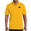 AP07 - Michigan Wolverines Primary Logo Left Chest Mens Polo - Small - Gold view 2