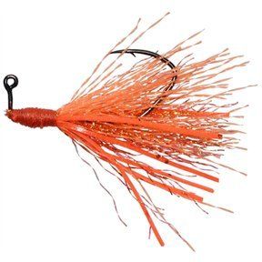 Arkie Lures MT-21-6754 Tied Minnow Teasers- #21-6754 Orange Glow Orange- 3 Pack
