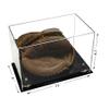 Better Display Cases Acrylic Baseball Catchers Glove Display Case Silver Risers Mirror (A011/V16) view 2