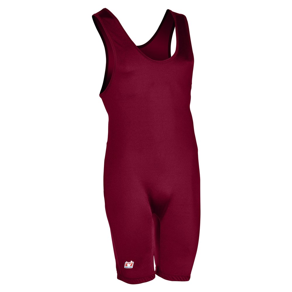 Brute Solid Men's Wrestling Singlet -:CARDINAL - YM
