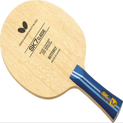 Butterfly SK7 Classic Table Tennis Blade - 7-ply All-Wood Blade - SK7 Classic Blade - Professional Table Tennis Blade - Available in FL and ST Shakehand Handle Styles - Made in Japan