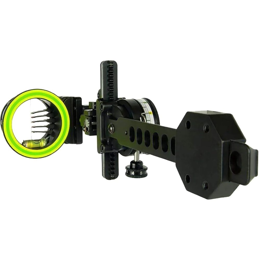 Spot Hogg Hogg Father MRT | 5 Pin Bow Sight | Right/Left Handed | Pin Size .01/.019/.029 | Made in The USA (Right Handed, .01 Pin Diameter)