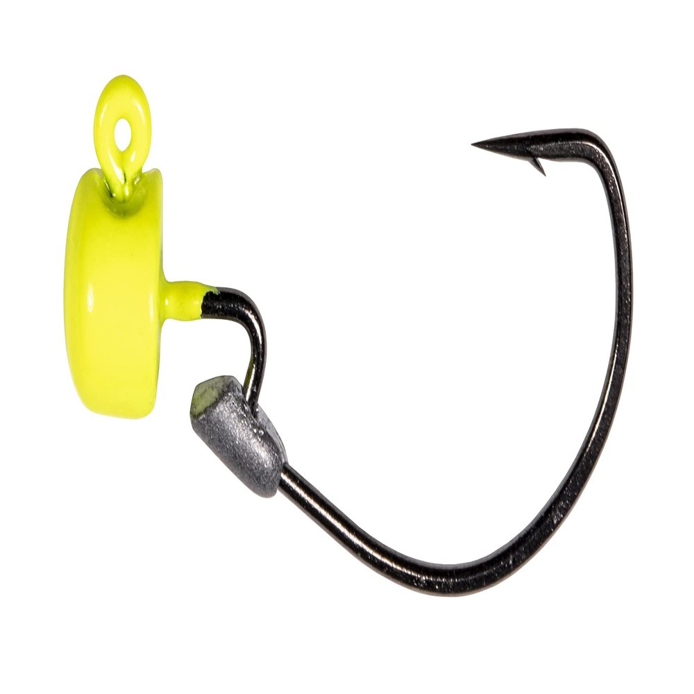 Z-Man TTNL-3602 Nedlockz Ewg 1/15 Oz 4 Pack - Chartreuse,White
