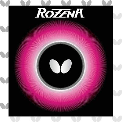 Butterfly Rozena Table Tennis Rubber - 1.7 mm, 1.9 mm, or 2.1 mm - Red or Black - 1 Inverted Table Tennis Rubber Sheet - Professional Table Tennis Rubber Table Tennis Rubber