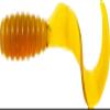 Z-Man Grub, 2.5", Amber view 1