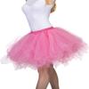 Dancina Women's Adult Vintage Petticoat Tulle Tutu Skirt [Sticker XXL],Watermelon,Plus Size view 1
