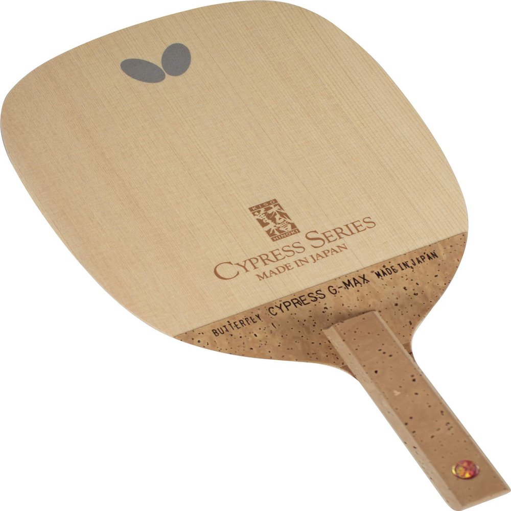 Cypress G-Max S Blade | Butterfly Table Tennis Blade | Japanese Style Penhold Blade | Cypress G-Max S Blade | Professional Table Tennis Blade | Japanese Style Handle Type | Made in Japan