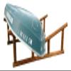 2-Place Rowboat Log Rack, Freestanding Kayak Racks for Outdoor Storages, Canoe Boat Storage Organizer, Paddle Boat Stands, Heavy Duty Kayak Holders, Paddleboard Rack for Storage - Canyon Brown view 4