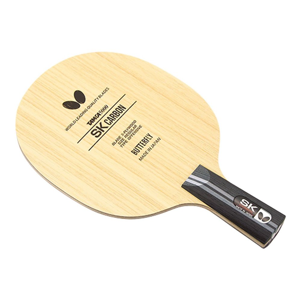 Butterfly SK Carbon CS Blade Table Tennis Blade - TAMCA 5000 Carbon Fiber Blade - SK Carbon CS Blade - Professional Table Tennis Blade - only Comes in CS Handle Type - Made in Japan