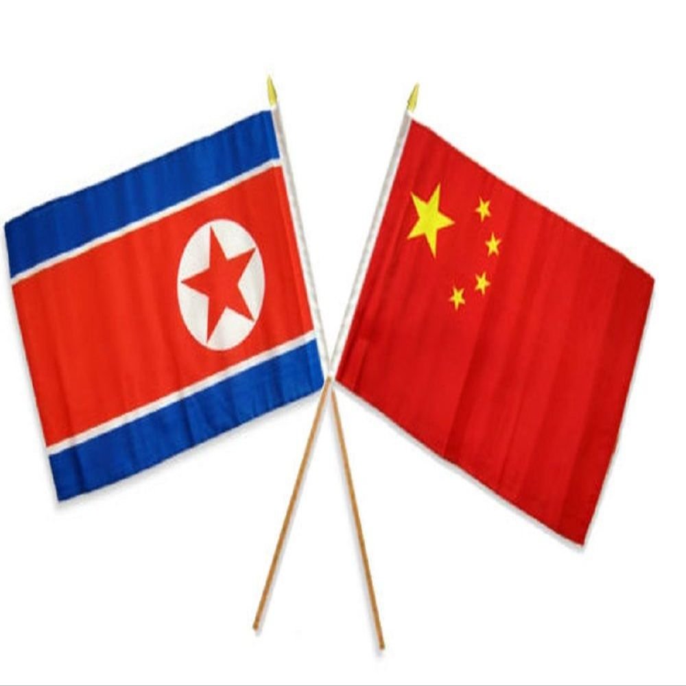 12x18 12"x18" Wholesale Combo Korea Korean & China Chinese Stick Flag