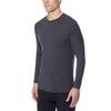 32 DEGREES Heat Mens Long Sleeve Crew Neck Performance Base Layer Shirt Dark Heather Charcoal XX-Large view 2