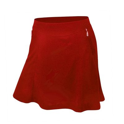 Monterey Club Women's Betty Fun Solid Knit Skort #2924 (Red, 2X-Large)
