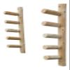 5-Slot Paddle/Fishing Pole Log Rack, Heavy Duty Wall Mounted Fishing Rod Holders, Vertical Wall Rods Holder, Fish Rod Racks, Pole Holders for Garage Organizer, Fish Rods Storage Rack - Unfinished view 1