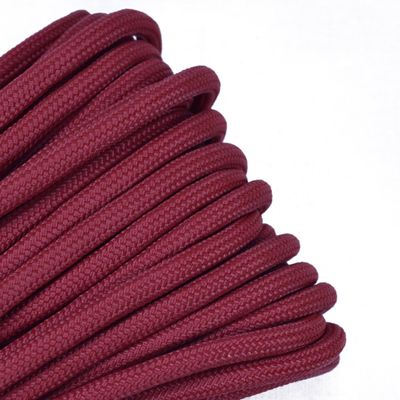 Bored Paracord Brand 550 lb Type III Paracord - Crimson 100 Feet