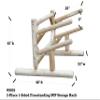 Log Kayak Rack 2-Place One-Sided Canoe Racks Free-Standing Kayak Racks, Heavy Duty Storage Surfboard Stand, 45H x 48D x 53W inch Canoe Stand or SUP Storage Rack, SUP Boards - Natural view 3