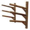 3-Place Wall-Mounted SUP/Surfboard Log Racks, Vertical Surfboard Rack for Wall Mount, Indoor & Outdoor Kayak Storage Rack, Paddle Board for Garage, SUP Wall Racks Storage Organizer - Canyon Brown view 1
