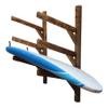 3-Place Wall-Mounted SUP/Surfboard Log Racks, Vertical Surfboard Rack for Wall Mount, Indoor & Outdoor Kayak Storage Rack, Paddle Board for Garage, SUP Wall Racks Storage Organizer - Canyon Brown view 2