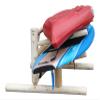 2-Place One-Sided SUP Log Racks, Freestanding Kayak Rack Outdoor, Surf Board Racks for Storage, SUP Paddle Board, Standing Kayaks Storage, Paddle Holder - Unfinished view 4