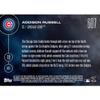 MLB Chicago Cubs Addison Russell #607 2016 Topps Now Trading Card view 2