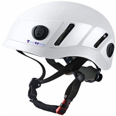 Tontron Climbing Caving Helmet (White, Large)
