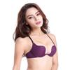 Lefox Women Deep U Multi-Way Convertible Plunge Bra Criss Cross Low Back Halter - (Purple 34C) view 1