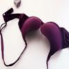 Lefox Women Deep U Multi-Way Convertible Plunge Bra Criss Cross Low Back Halter - (Purple 34C) view 2