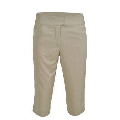 Monterey Club Women's Victory Golf Capris #2910 (Khaki, Size:6)