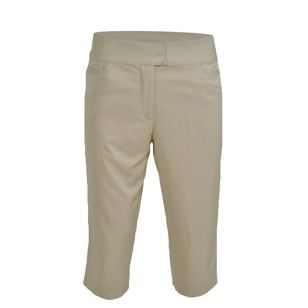 Monterey Club Women's Victory Golf Capris #2910 (Khaki, Size:6)