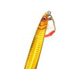 4pcs Fish WOW! 100g Fishing Metal Vertical Trolling Speed jig 3.5oz Knife Jig with Two Assist Hooks - Pink Orange view 4