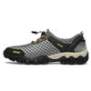 LEADER SHOW Men's Quick Dry Hiking Shoes Barefoot Mesh Lightweight Outdoor Training Water Walking Shoes (10, Grey) view 2