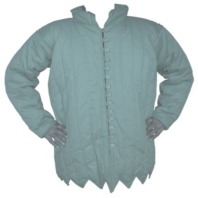 15th Century Archers Gambeson Armpit Slit Version ABS (WHITE, 39)