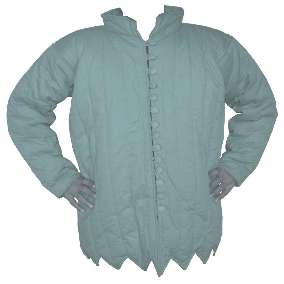 15th Century Archers Gambeson Armpit Slit Version ABS (WHITE, 39)