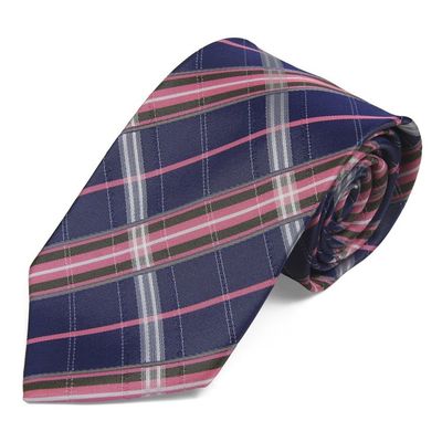 Spotlight Hosiery Groomsmen Men's Necktie,Midnight/Navy Blue Pink Army/Olive Green
