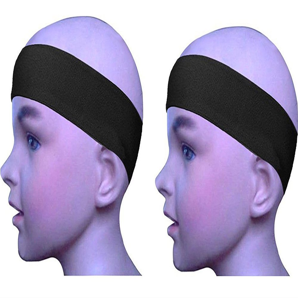 Hotour Kids Solid Sport Sweatbands Headband for Sports, Running, Soccer Games, Yoga