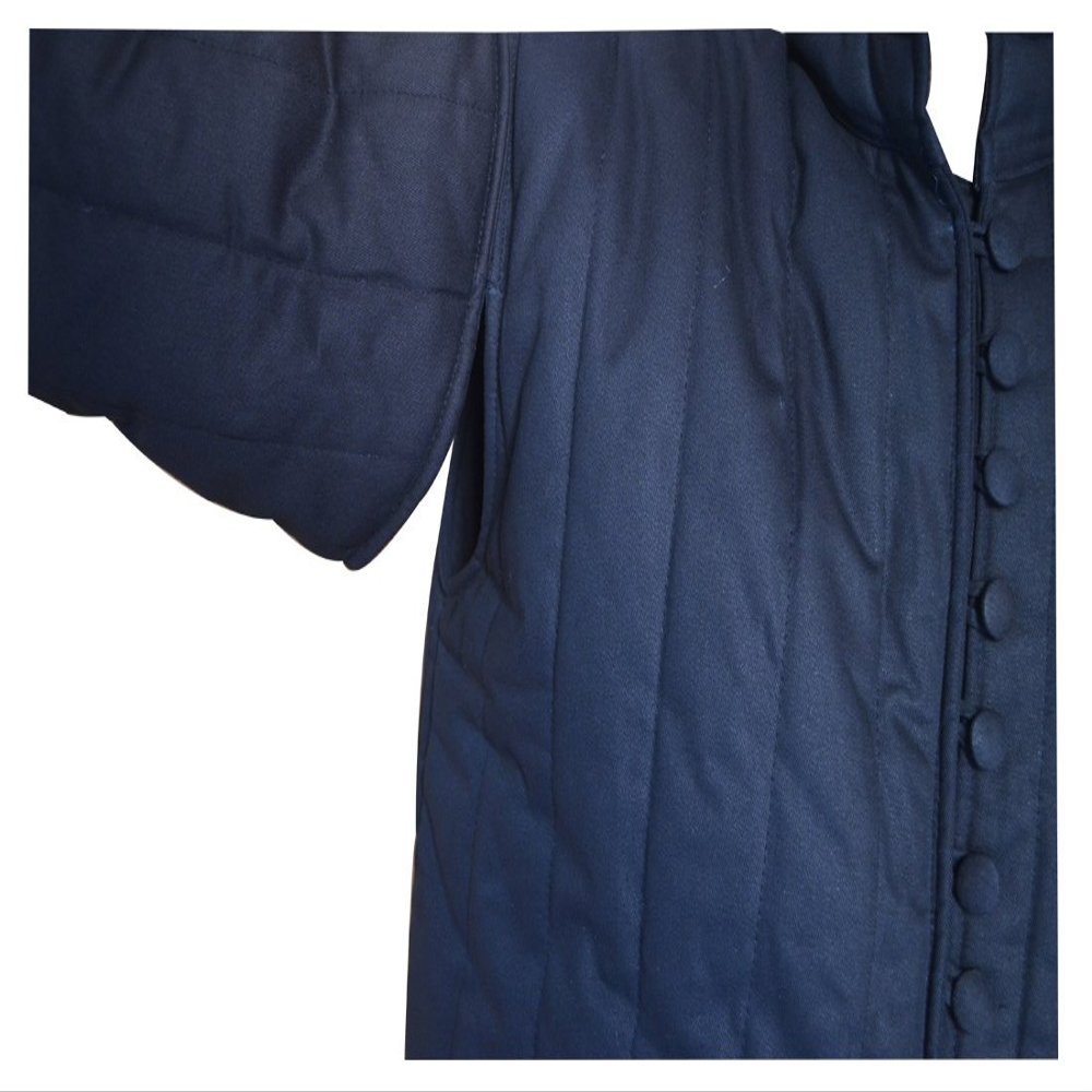15th Century Archers Gambeson Armpit Slit Version ABS (BLACK, 54)