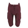 MARTIN Adult Football Pants, 3X, Maroon view 1