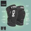 TSG Kneeguard Tahoe A Protective MTB Knee Pad, Amplified Soft Shell, ACF Impact Foam, Anti Slip, Pierce Proof, Adults, Biking, Skateboarding, MTB, Downhill, Trail, Mountain, Swiss Design view 2