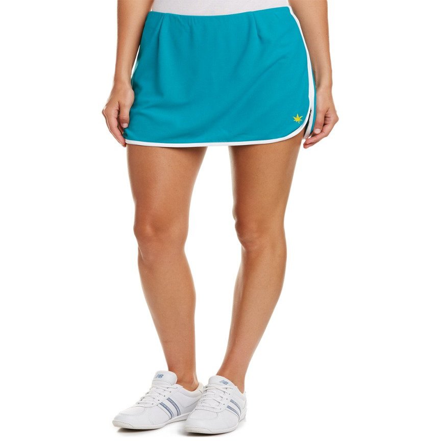 Boast Women's A-Line Tennis Skirt, Medium, Mediterranean Blue