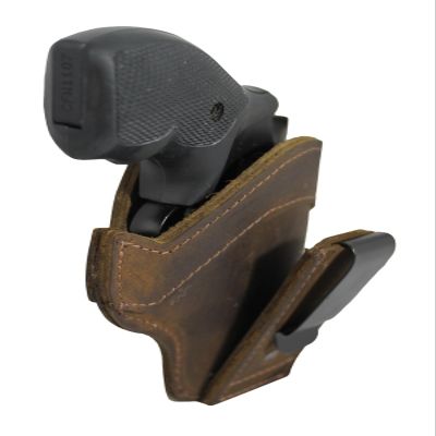Barsony Brown Leather Tuckable IWB Holster for COLT Official Police Left