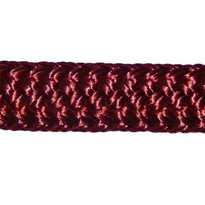 CBKnot 9/16" Premium Double Braid Polyester Rope 9,500 lb Tensile Strength, Marine, Sailing, Boating, Rigging, Equestrian and More (9/16" x 50 ft. Hank, Burgundy)