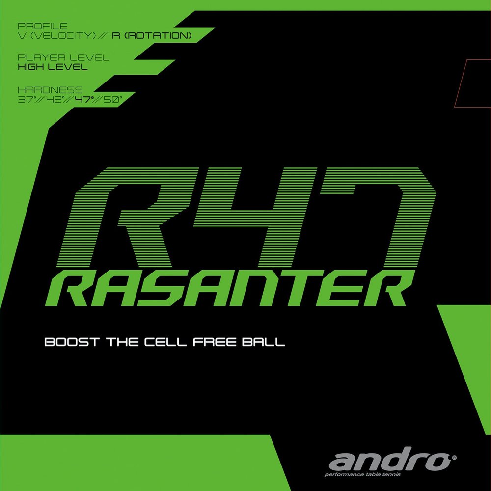 Andro (Andro) Table Tennis Rubber Razanta R47 All-Round Destructive Power 112,288 red (RD) 2