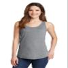 Port & Company Women's 5.4-oz 100% Cotton Tank Top. LPC54TT Royal 2XL view 2
