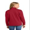 SPORT-TEK Youth Sport-Wick Fleece Full Zip Jacket, Deep Red, XS view 3