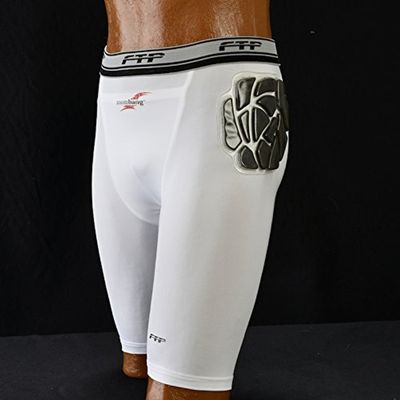 Zoom Bang Hip Protective Shorts Adult(Size XXL) White