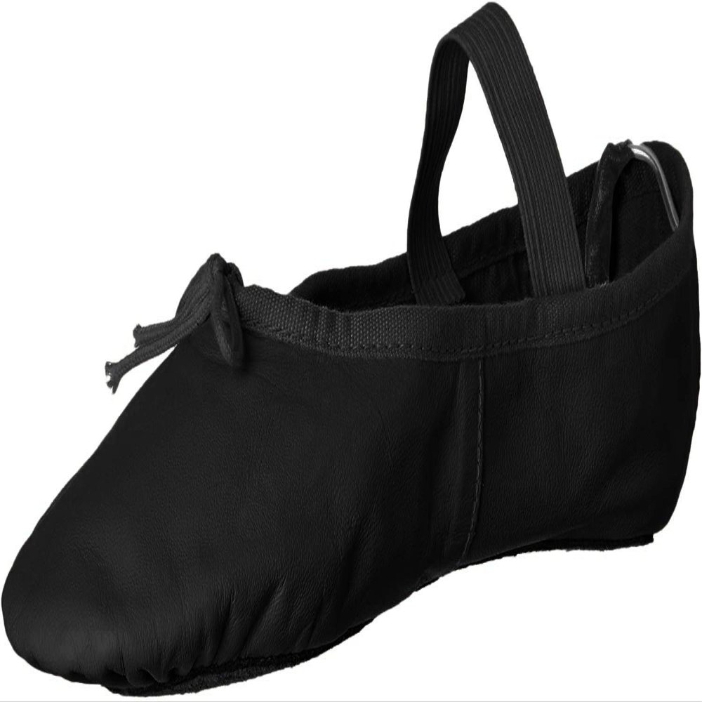 Leo Baby-Girl's Ballet Russe Dance Shoe, Black, 6.5 B US Toddler