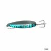 4pcs Fish WOW! 3oz Fishing Spoon with a Treble Hook 85g Fish Jigging Casting Lure Baits - Blue Mackerel view 4